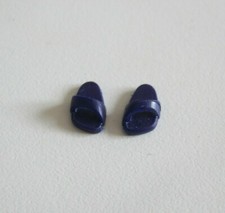 Playmobil (0534) feet - pair of sandals slippers dark blue hard child