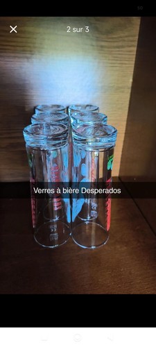 Desperados lot verres à - lot,