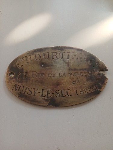 Ancienne plaque metier - ancienne,