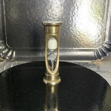 Sablier en laiton et verre -