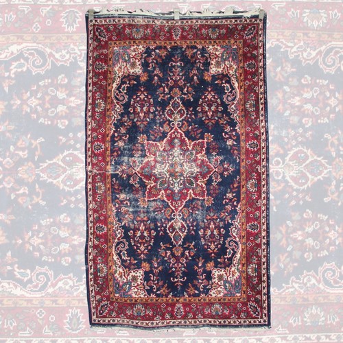 Tapis oushak bleu - tapis,