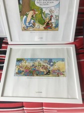 3 SUPERBES SERIGRAPHIES ASTERIX 30 X 40 CM LECTURAMA DE 1999