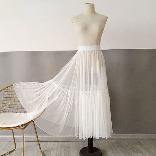Jupe femme ruffles tulle - femme,