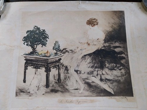 Lithographie louis icart - lithographie, (