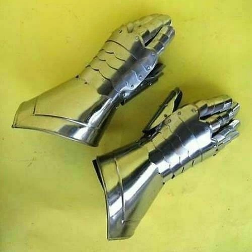 Paire gantelets armure - paire, de