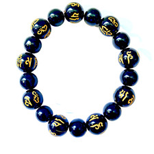 Bracelet Tibétain en Perles Naturelles – Bijou Ethnique Bouddhiste – Homme/Femme