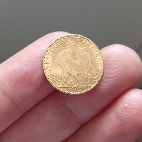 Francs coq marianne - or,