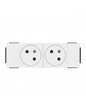 Prise 2x2P+T Surface Mosaic