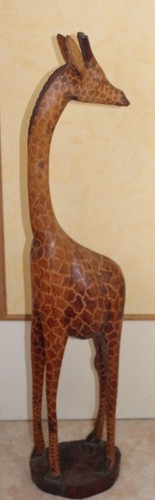 Grande girafe bois - grande,