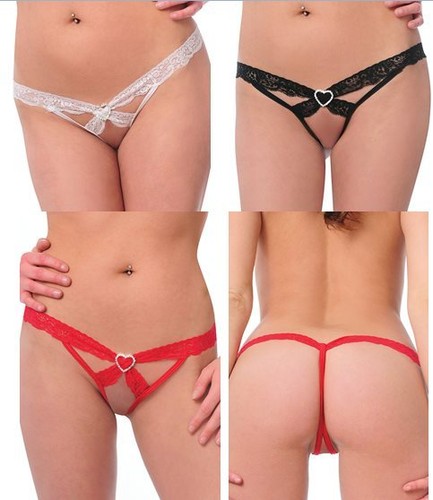 Panty culotte coeur strass - culotte,