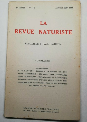 Revue naturiste 20 - la,