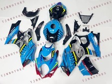 For GSXR1000 07-08 Blue Black ABS Injection Mold Bodywork Fairing Kit Plastic