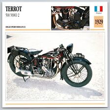 TERROT 500 NSSO 2 1929 France Edito Service Atlas Motorcycle Card