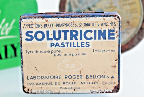 Ancienne boîte tôle de - ancienne,