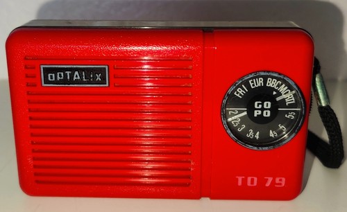 Transistor optalix rouge - transistor,