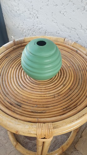 Globe abat jour vert - jour,