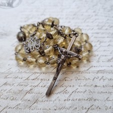 Chapelet Ancien Argent Massif