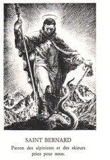 Image pieuse SAINT BERNARD
