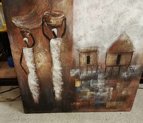 Tableau abstrait sur - , toile