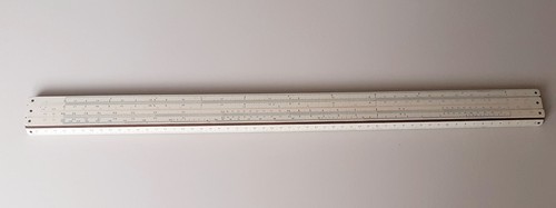 Ancienne règle calcul - règle,