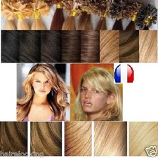25/50/100...EXTENSIONS A CHAUD CHEVEUX 100% NATURELS QUALITE REMY 60 CM 0,6 G/1G