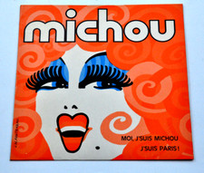 45T MICHOU Vinyl Record Signed Artist Autograph Music Collection