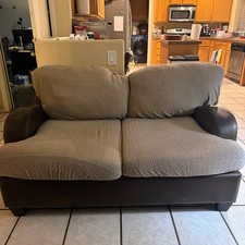 Tan Soft and Stretchy Couch Covers