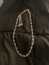 Silver Chrome Men's Wallet Chain, Gothic Pants Chain, Cross Wallet Chain