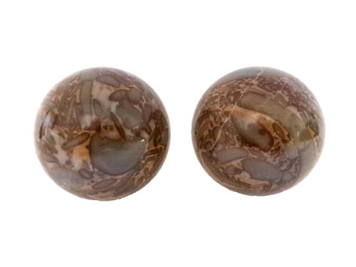 Paire boule marbre - de, en
