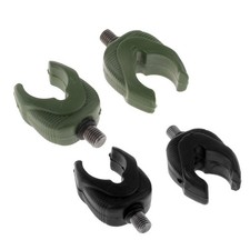 Lot de 2 repose-cannes à pêche à la carpe, avec poignées, filetage M3/8