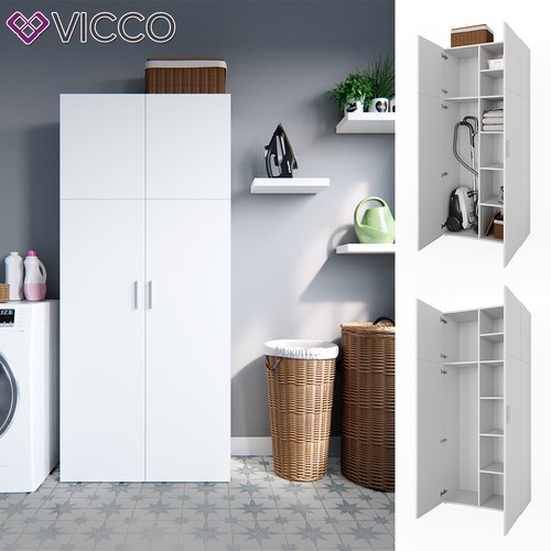 Armoire vicco ingo blanche 2 - vicco,