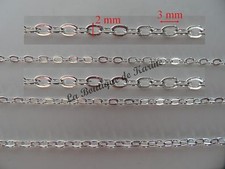 4 M DE CHAINE METAL ARGENTE