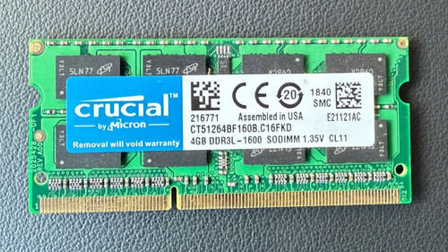 Crucial ddr3l 1600 mhz - crucial,