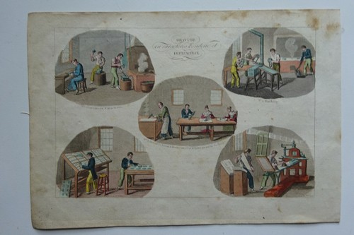 Gravure 1825 industrie - gravure, 1825,