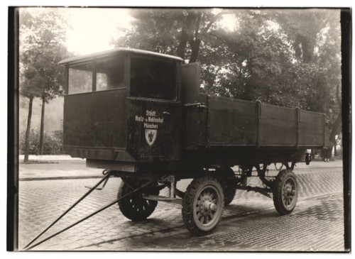 Photographie camion remorque
