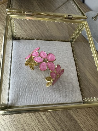 Bracelet manchette fleurs