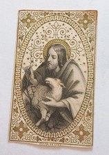 Ancient pious image "Shepherd and his sheep" (Dopter Pl 254)