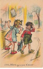 Illustrator - Germaine Bouret - Chic, Bébert, y'a pus d'avon