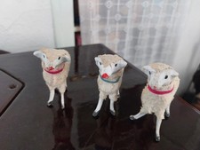 anciens santons 3 moutons