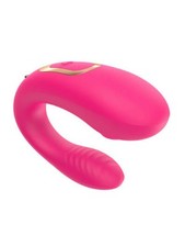 Pink, USB Torque Vibrator with 2 Motors for G-Spot and Clit Stimulation