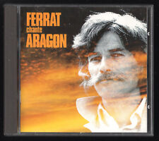 CD ★ Jean Ferrat - Ferrat chante Aragon ★ Album 10 titres DISQUES TEMEY 1981