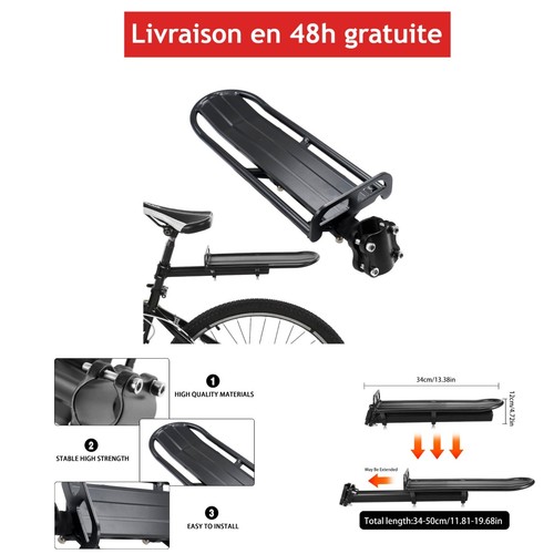 Porte bagage vélo - vélo, arrière