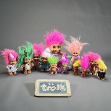 Russ Vintage Troll Doll Lot 1990s Mixed Sizes