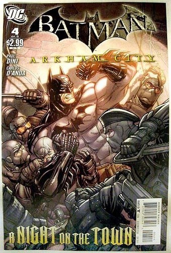 Batman arkham city comic 4 - batman, #