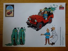 Hergé 4 Autocollants Tintin
