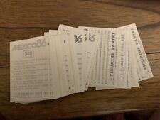 Panini World Cup Mexico 86 stickers 292-427