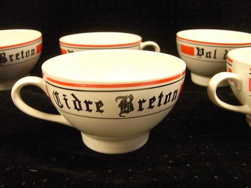 Lot bowls cup cider - lot, 6