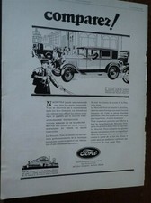 Ford Interior Driving 4 Door + Velouty by DIXOR Advertising Paper ILLUSTRATION 1929
