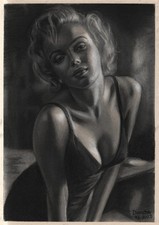 portrait Marilyn Monroe buste