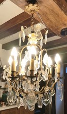 Superbe Lustre Cage à